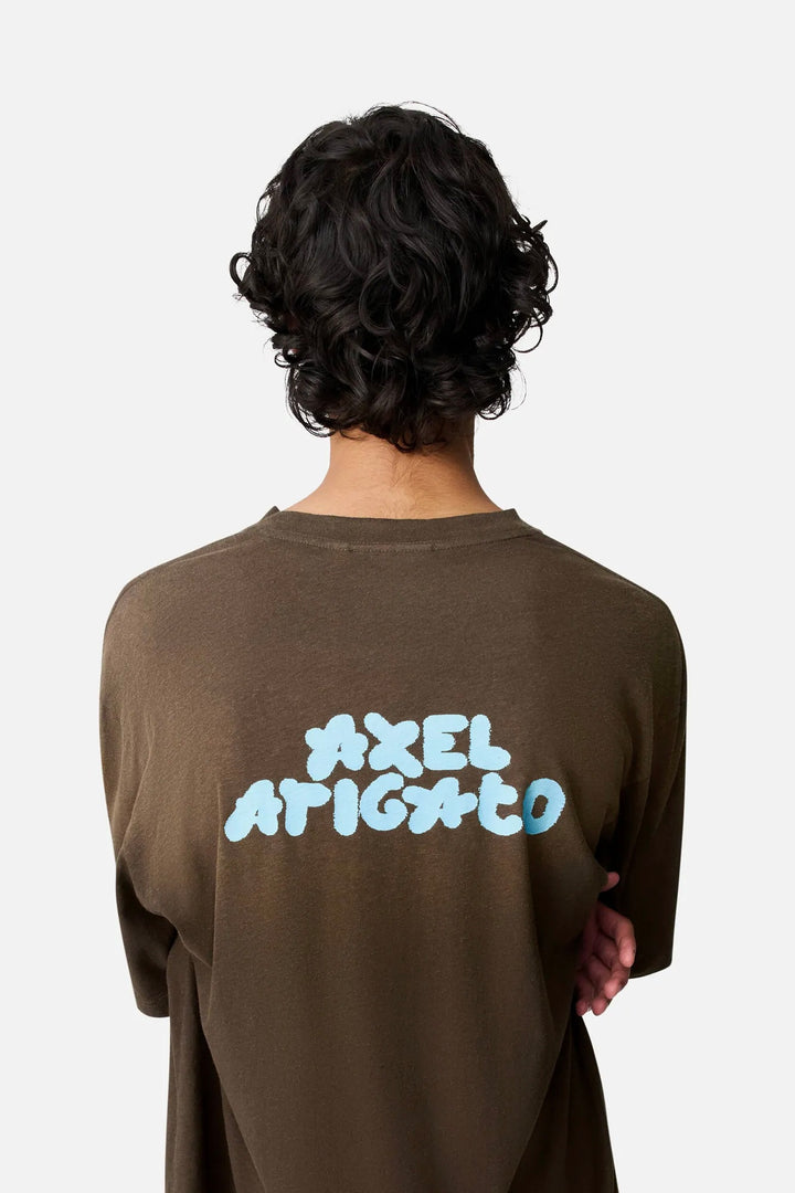 Bubble Reverse T-shirt Dark Brown