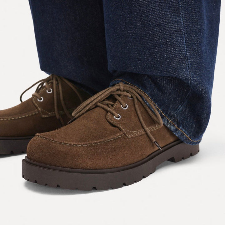 BIRKENSTOCK Highwood Lace Moccasin Dame Carafe - Dale