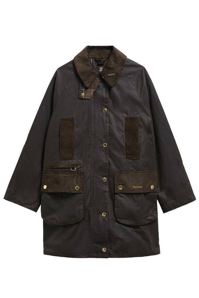 Icon Modern Beauf Wax Jacket Olive