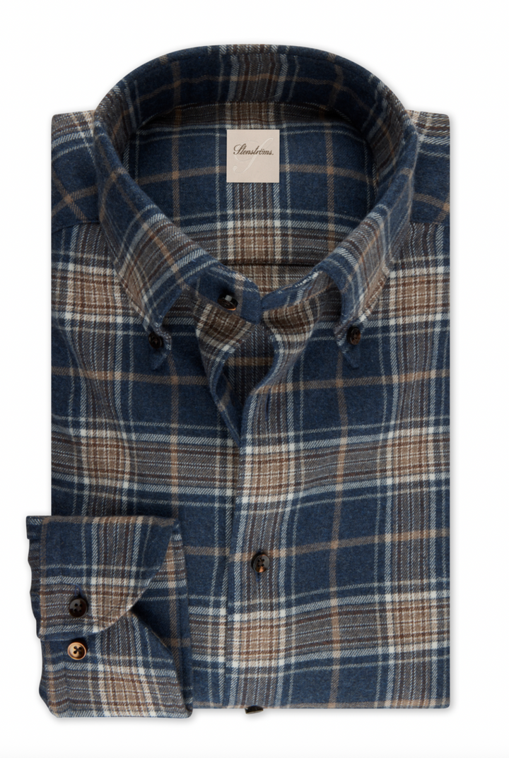 Regular, C26 RC Cuff Dark Blue Check