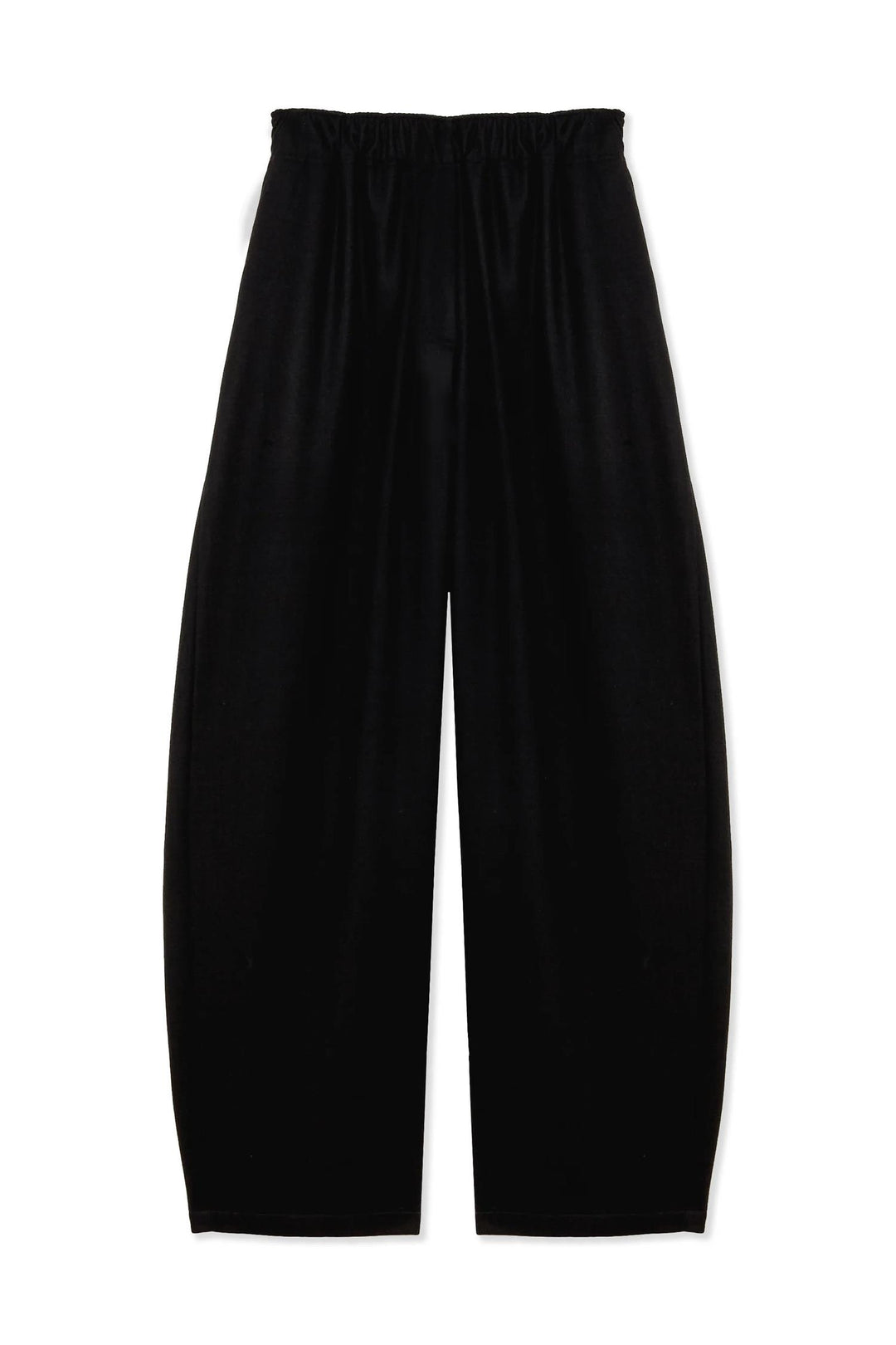 Dora Flannel Wool Trousers Black