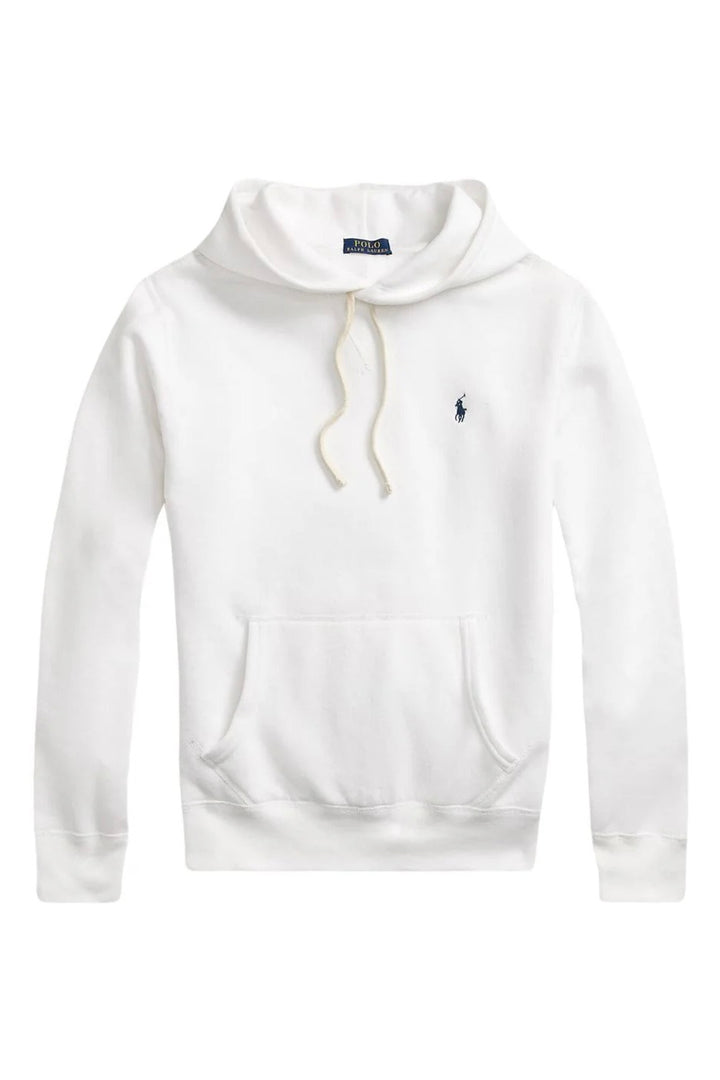 The RL Fleece Hoodie White