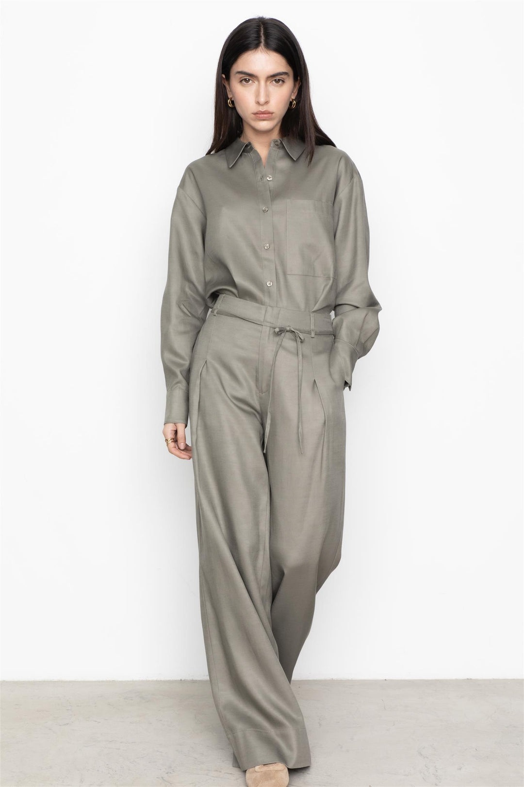 CAMILLA PIHL Abelone Trouser Army - Dale