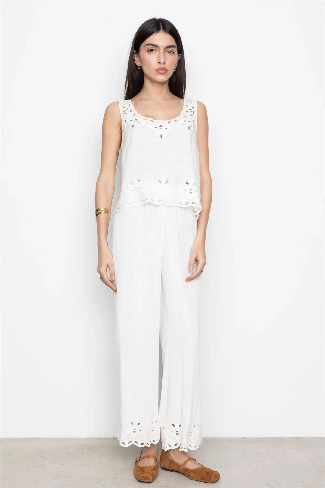 Everly Trouser White