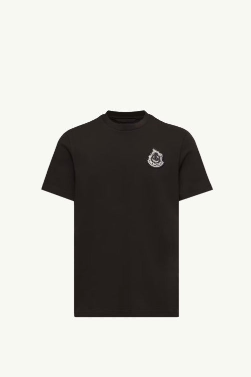 Logo Cotton T-Shirt Black