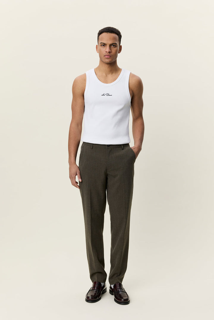 Como Reg Suit Pants Olive Night