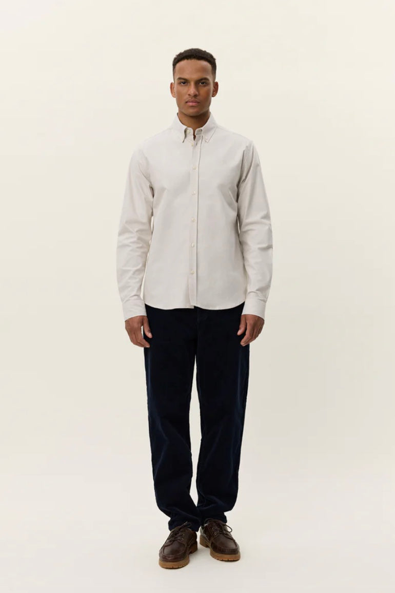 Konrad Oxford Shirt Light Sand