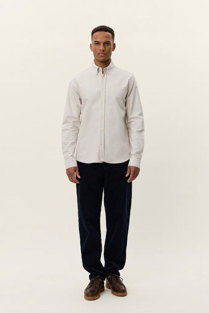 Konrad Oxford Shirt Light Sand