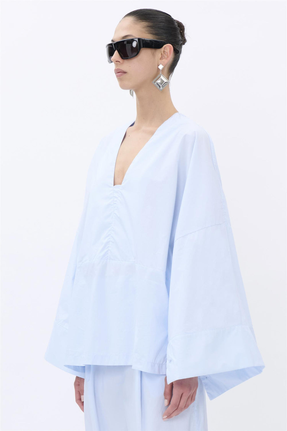 THELATEST DANA 4009 T0160 POPELINE FERMO Light Blue - Dale