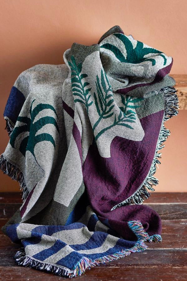 BLOOMINGVILLE Vinay Throw Purple/Multi - Dale