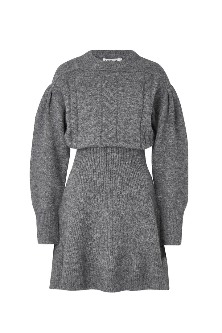 Santhia Knitted Dress Grey