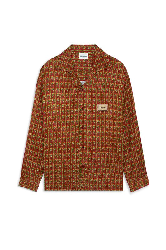Chemise Paisley Red
