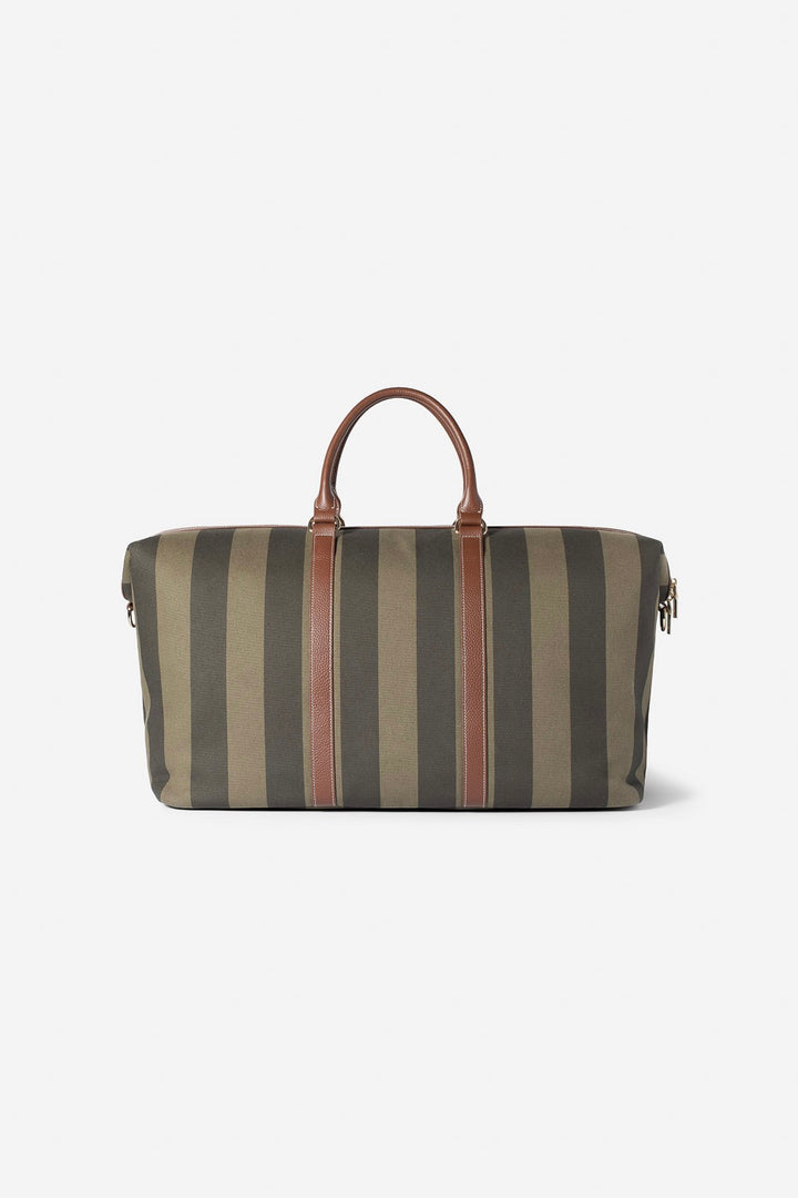 Marlowe Weekend Bag Green Stripe