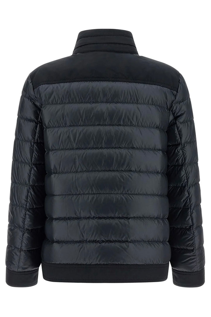 Origan Logo Patch Down Jacket Navy