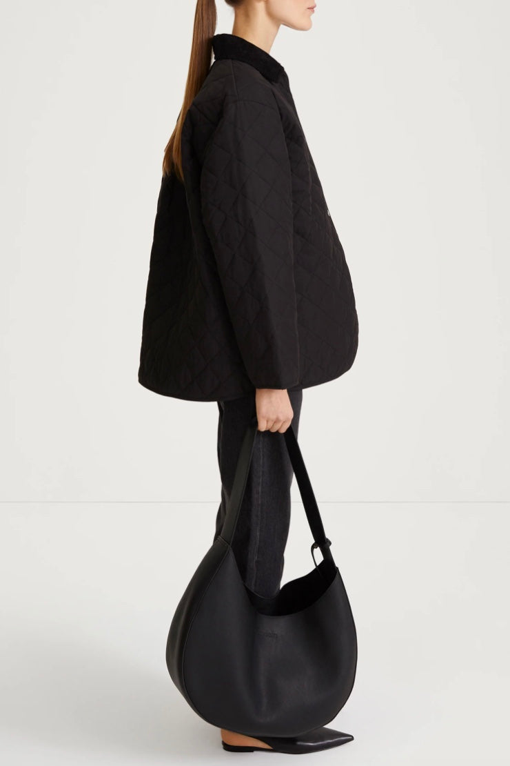 Sabria Quilted Jacket Black