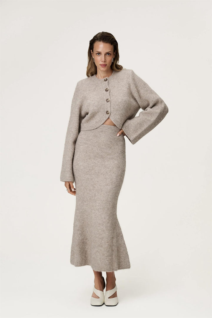 Cessole Midi Skirt Greige