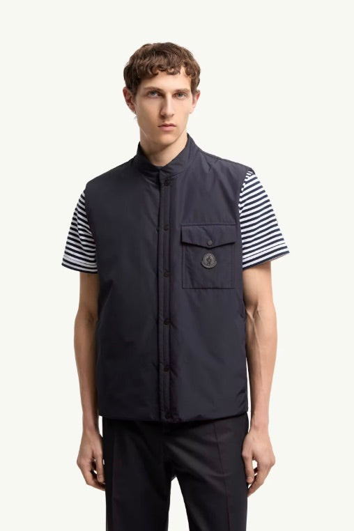 MONCLER Sahel Down Gilet Navy Blue - Dale