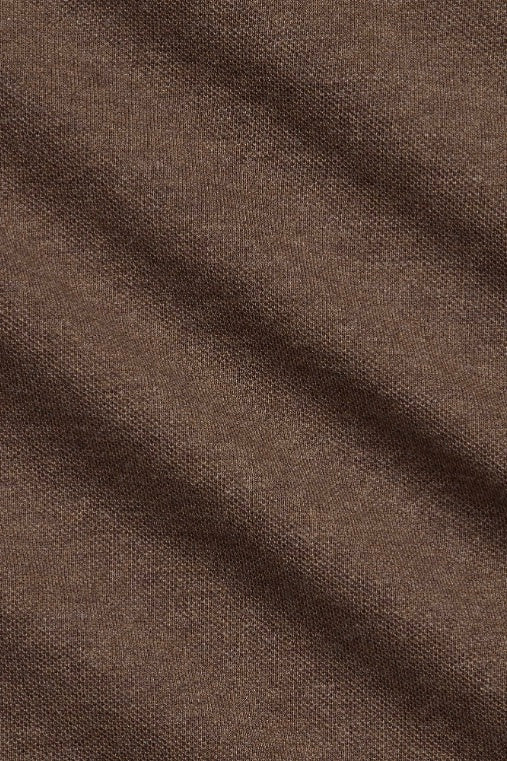 Featherweight Long Sleeve Mesh Shirt Nutmeg Brown Heather