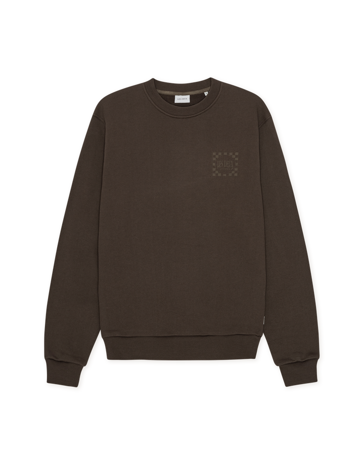 LES DEUX Ben Goods Sweatshirt Turkish Coffee Brown - Dale