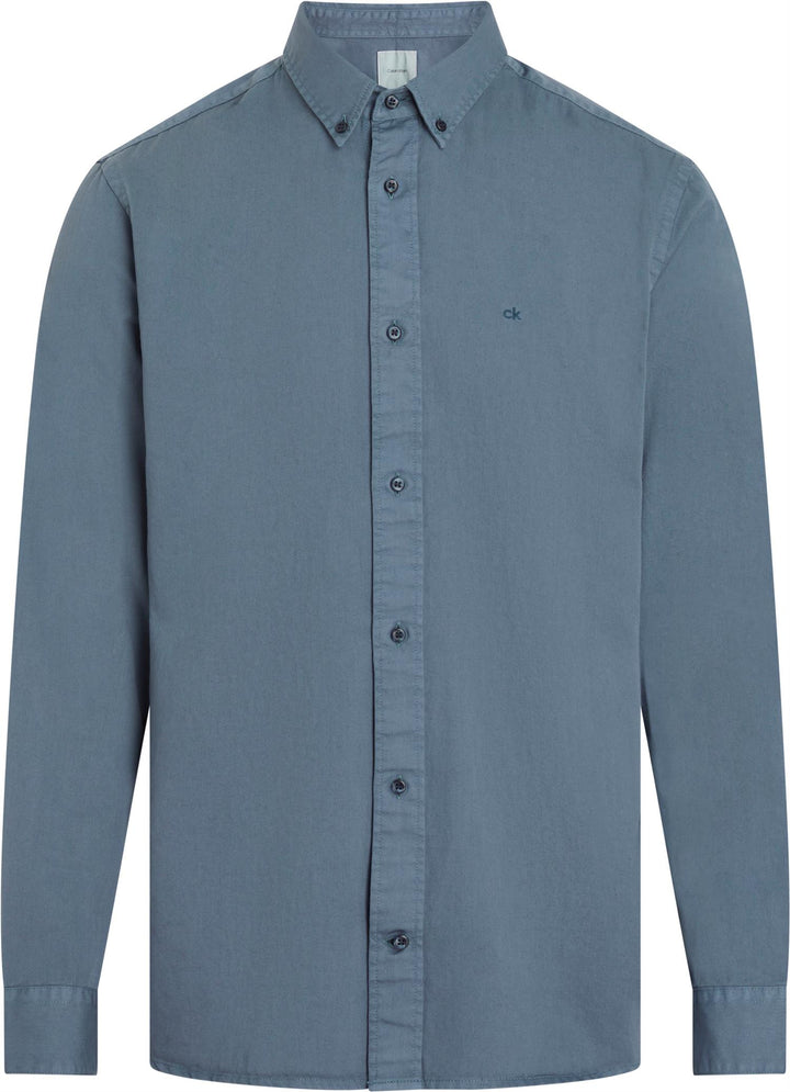 Garment Dyed LW Twill Grisaille Blue