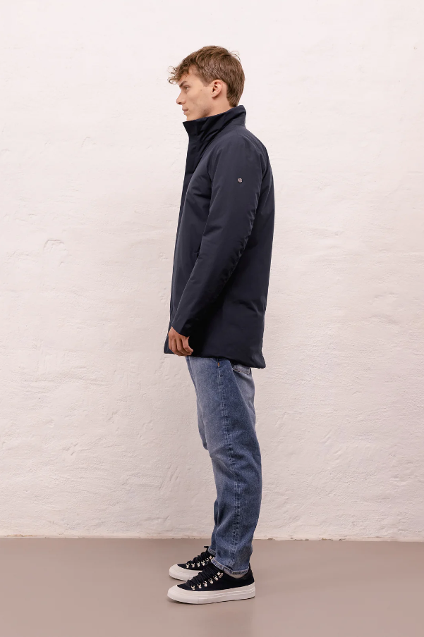 Town Coat Mid Blue