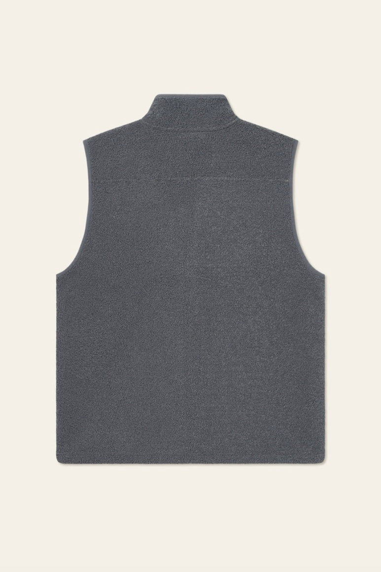 LES DEUX Creed Teddy Vest Asphalt - Dale