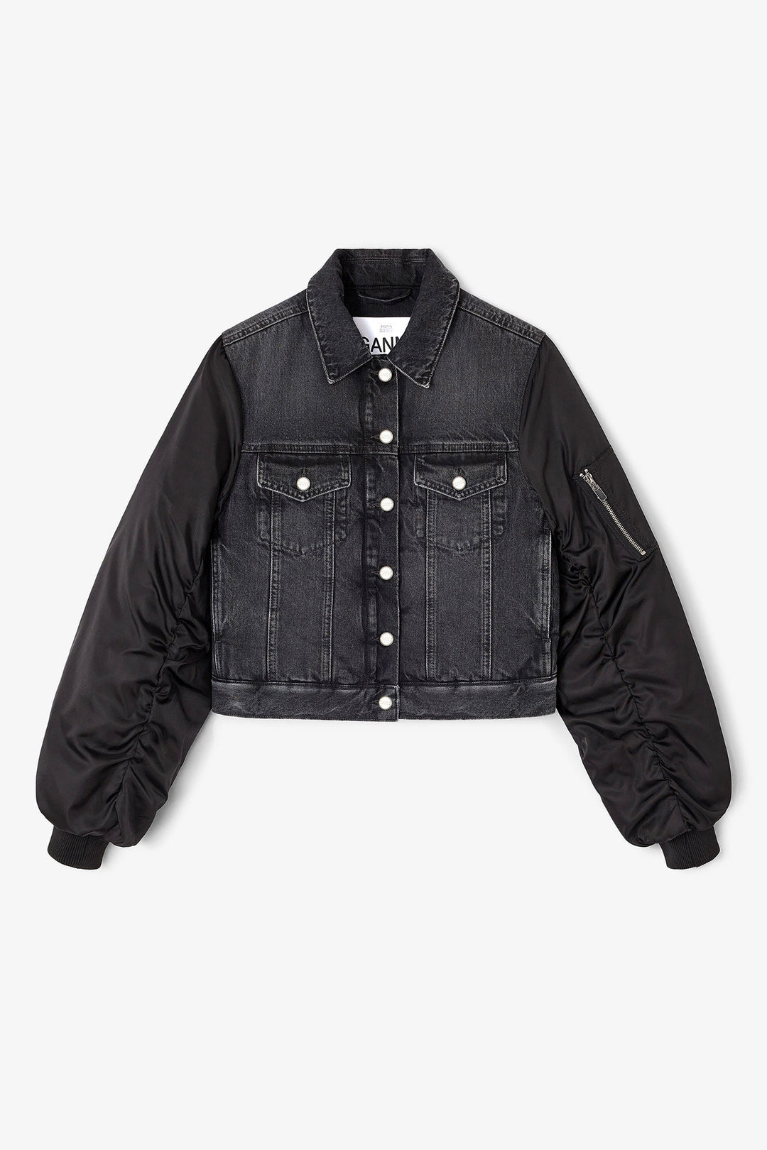Rigid Denim Mix Jacket