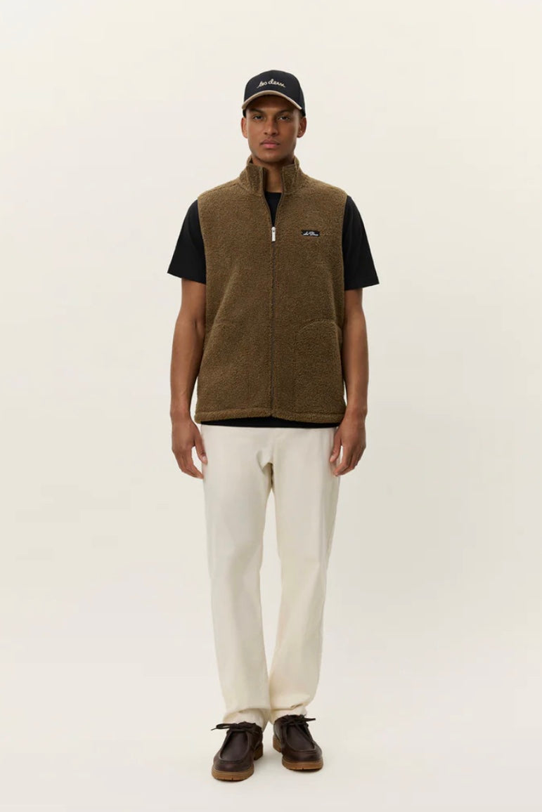 LES DEUX Creed Teddy Vest Teak - Dale