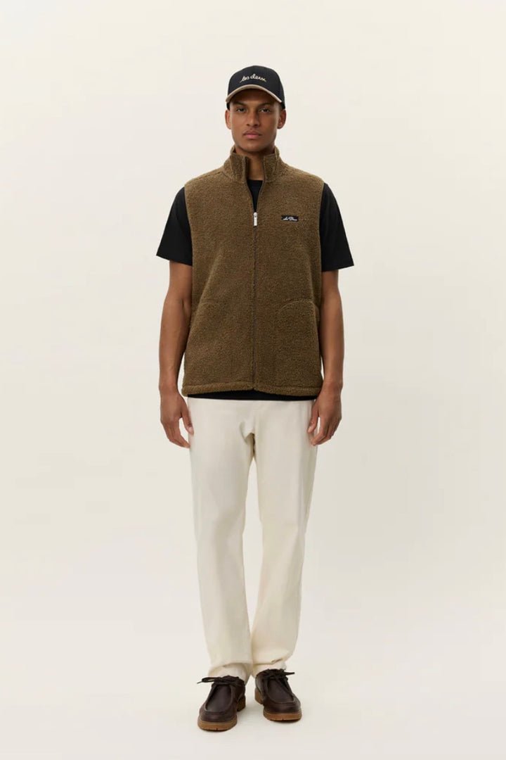 LES DEUX Creed Teddy Vest Teak - Dale