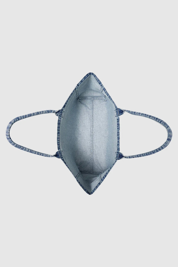 Leo Denim Tote Shadow Blue