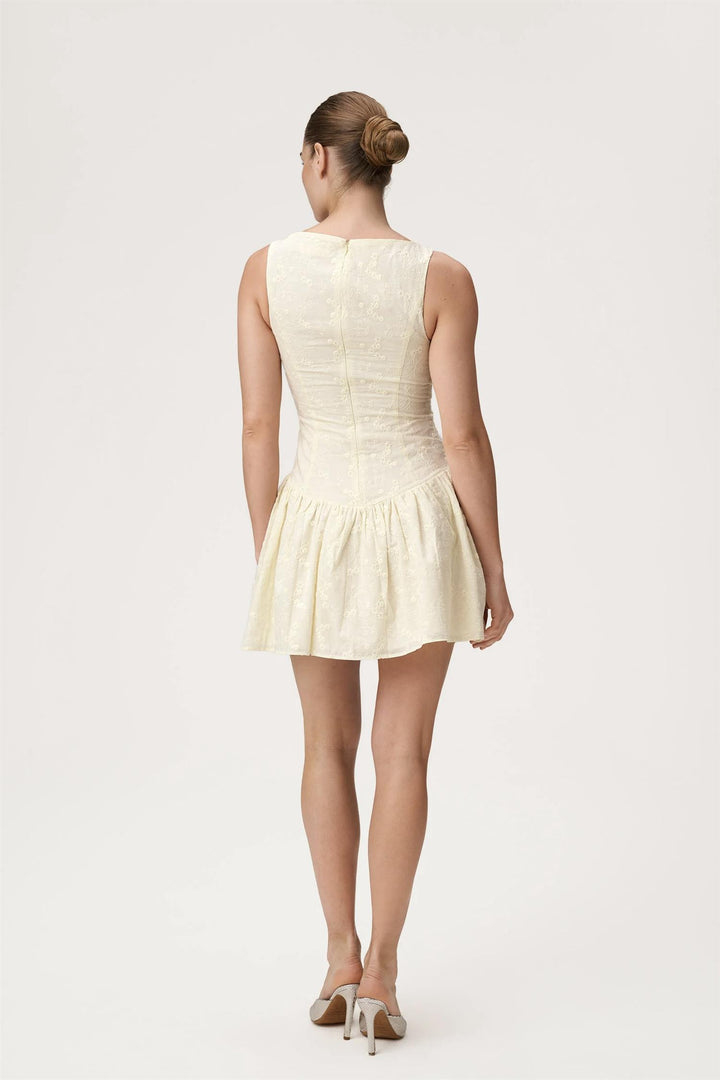 Sevilla Mini Dress  Light Yellow