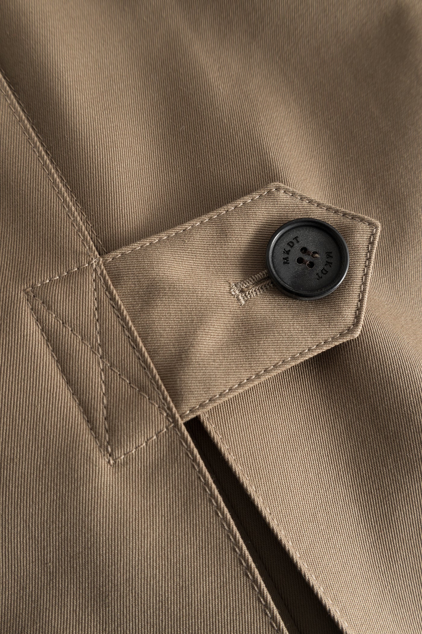 ジャケット MKDT STUDIO Caro beige coat Caro Half Panama - DRAB – MKDT STUDIO