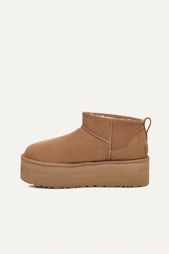 UGG W Classic Ultra Mini Platform Chestnut - Dale