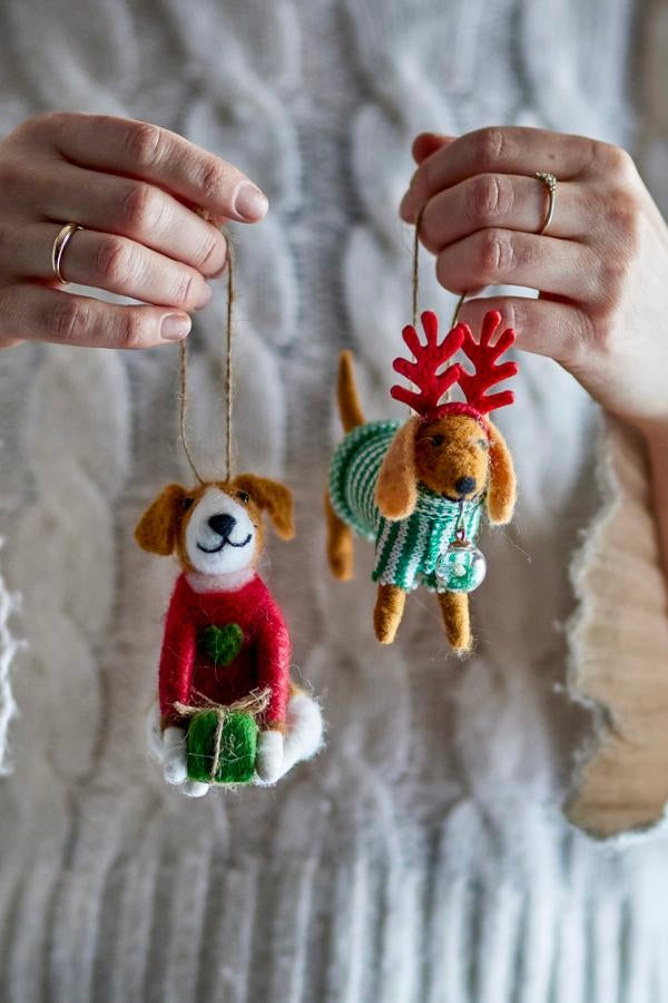 Monty Ornament Set of 2 Multi
