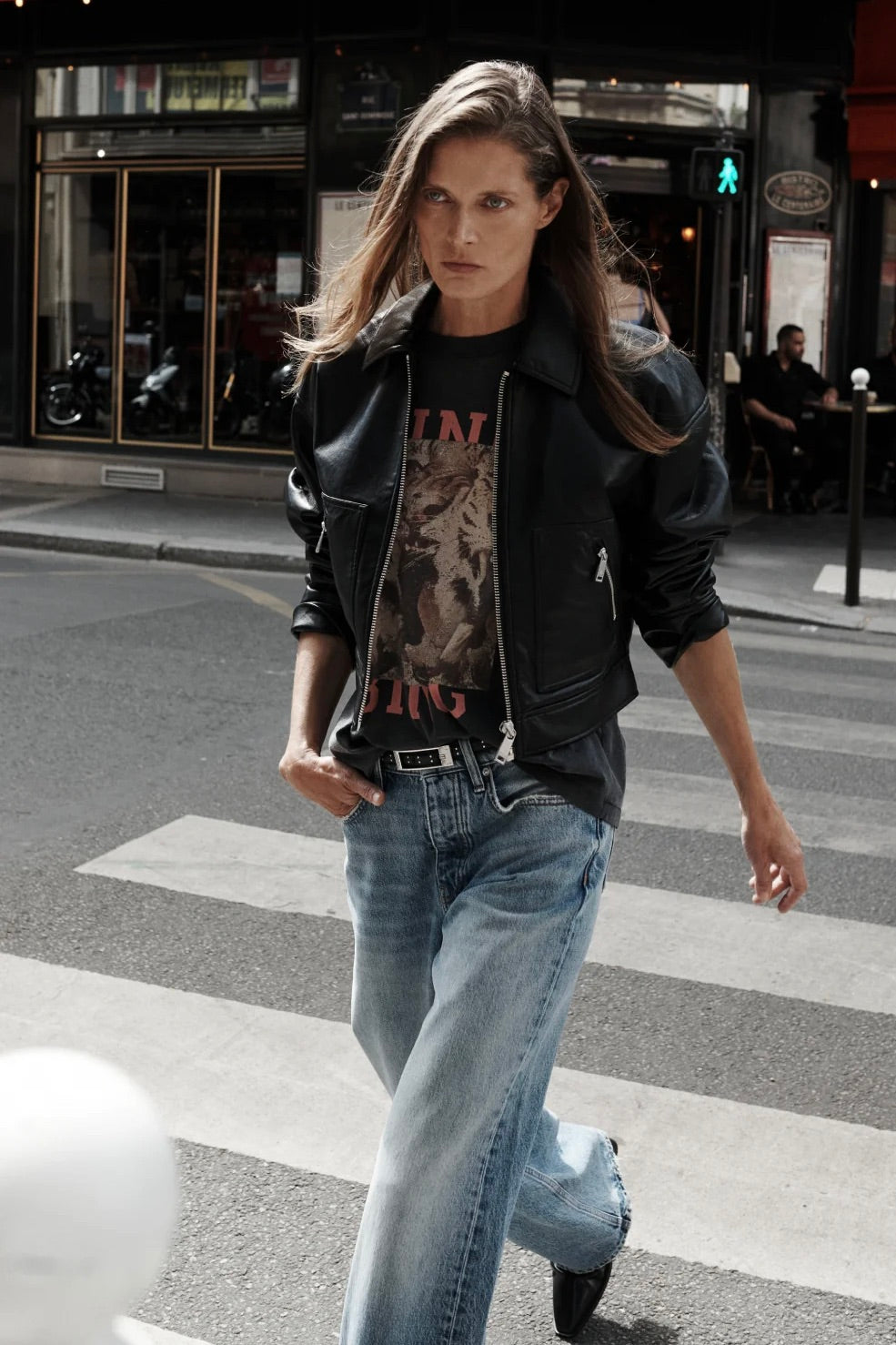Cade Tee Tiger Bing Washed Black