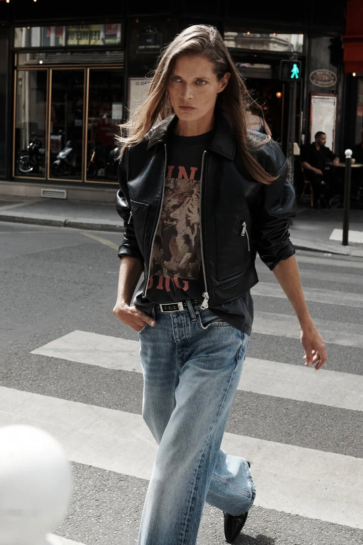 Cade Tee Tiger Bing Washed Black