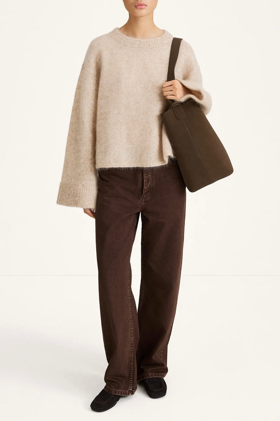 Niclas Short Sweater Oyster