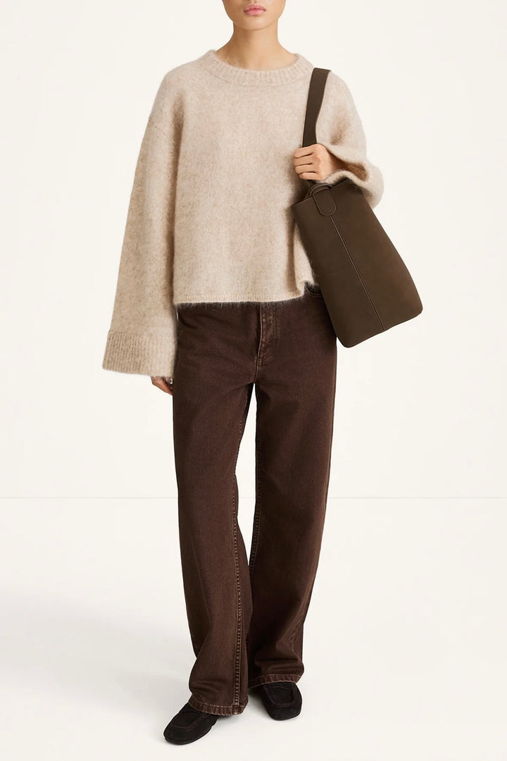 Niclas Short Sweater Oyster