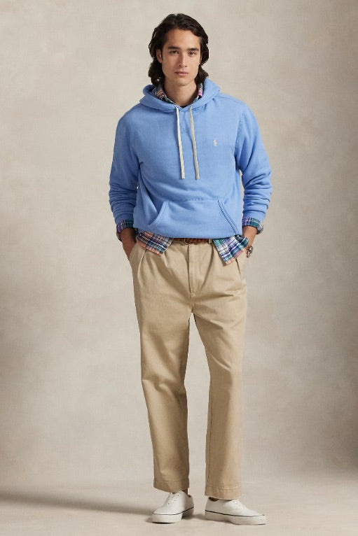 The RL Fleece Hoodie Bristol Blue