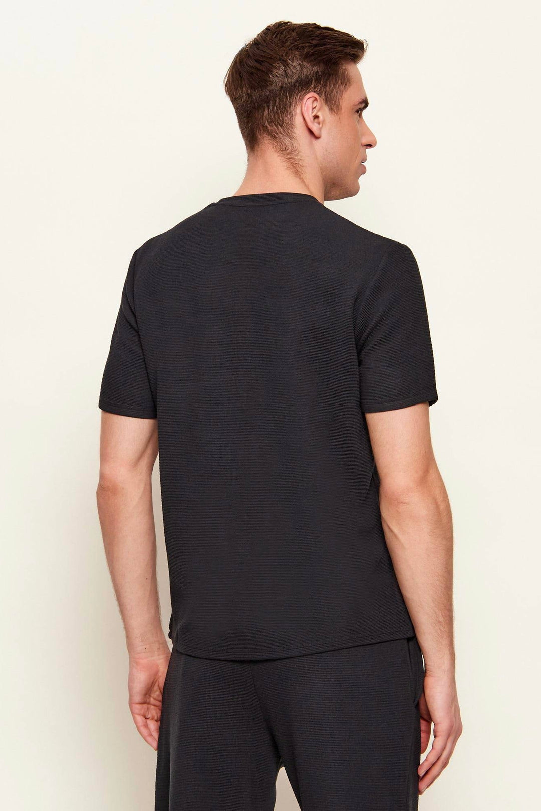 Rib T-Shirt Black