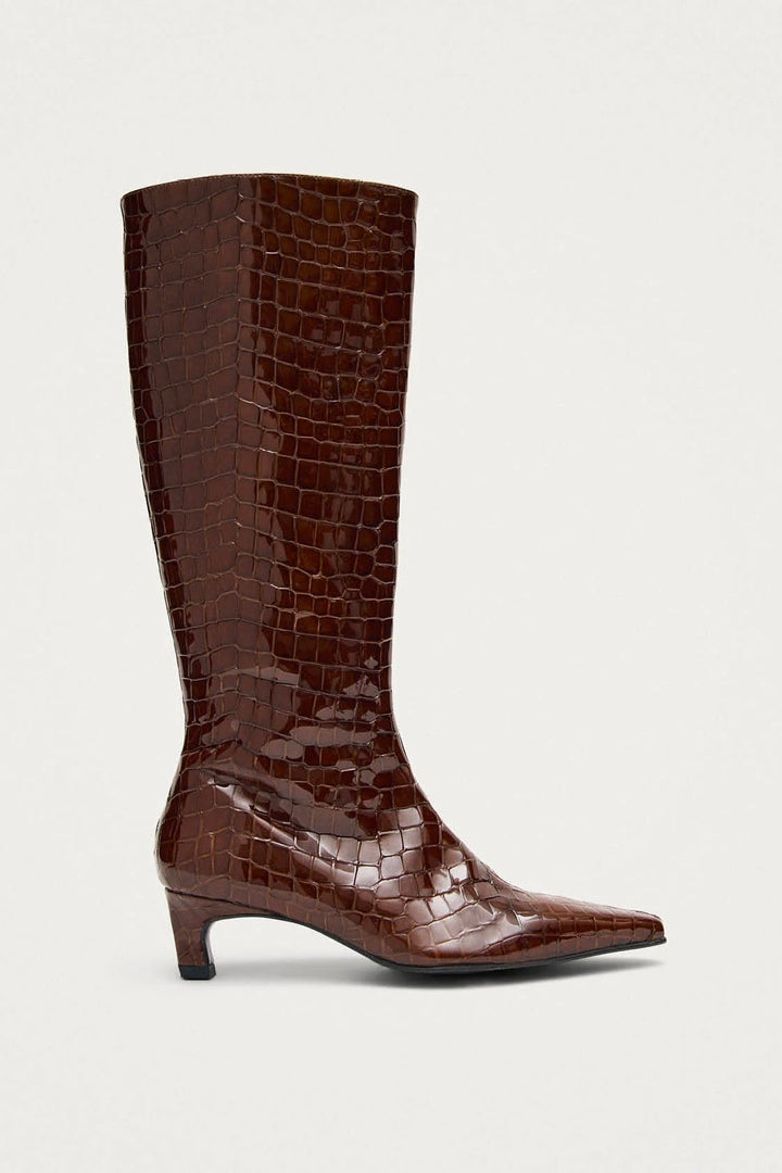 Gema Alli Brown Leather Boots