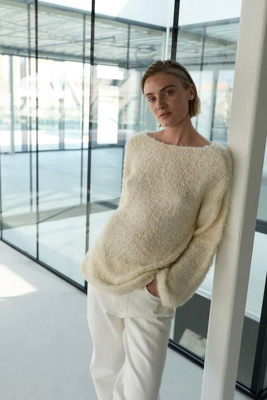 ENVELOPE 1976 Indulge Silk Knit Cream - Dale