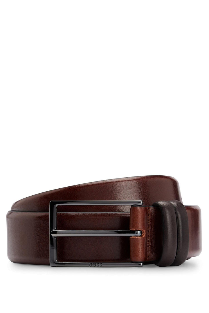 Carmello Leather Belt Medium Brown