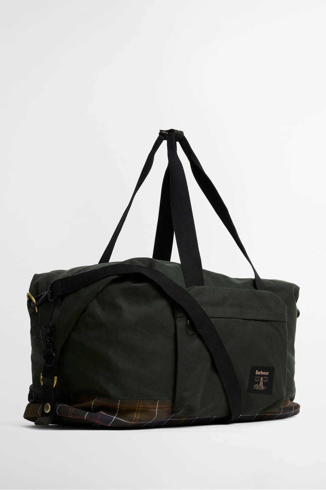 Barbour Field Waxed Holdall Bag Sage/Classic