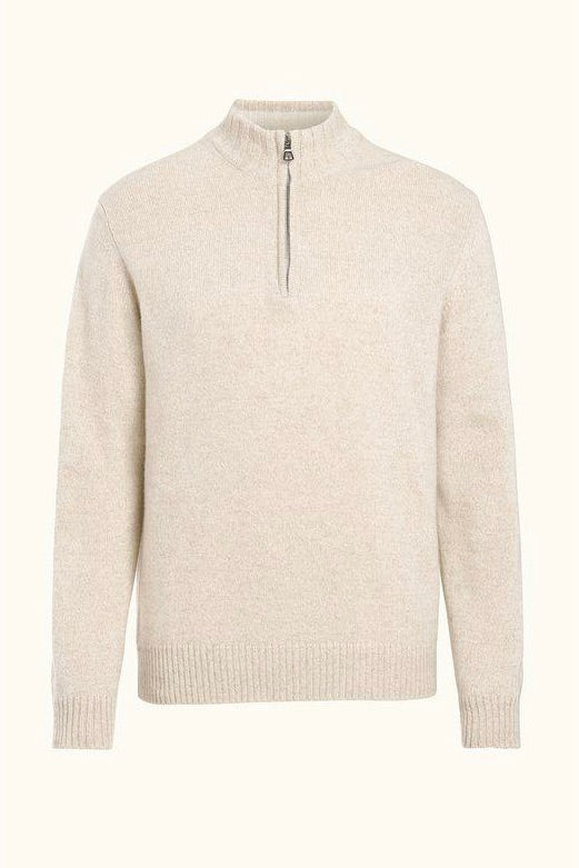 Paul Half Zip Beach Beige