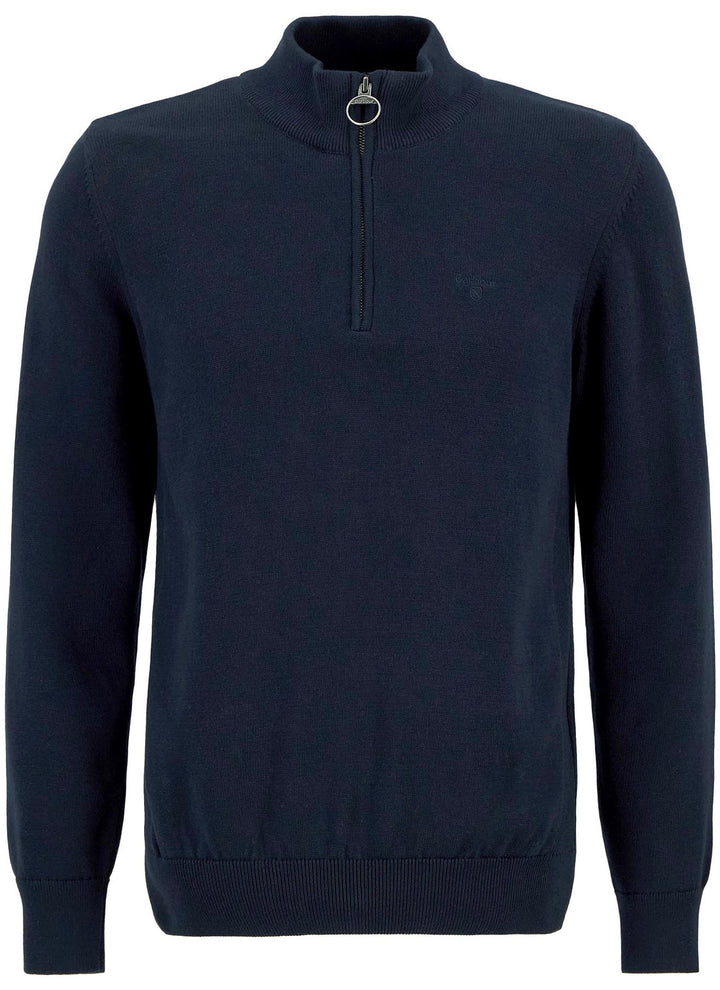 Cotton Quarter-Zip Jumper Classic Navy