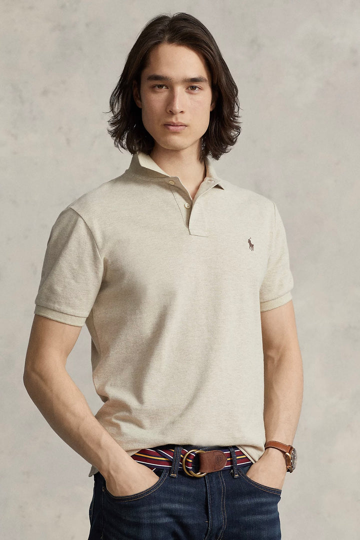 Iconic Mesh Polo Shirt Expidition Dune