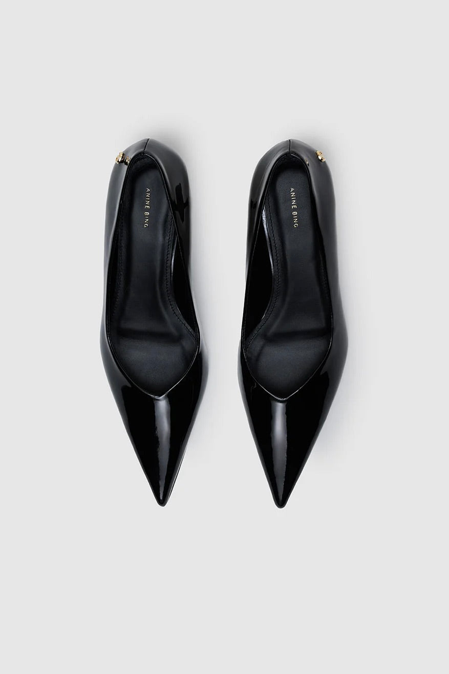 Hilda Pumps - Black Patent