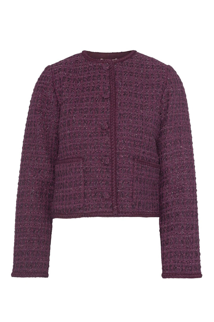 Lily Jacket Burgundy