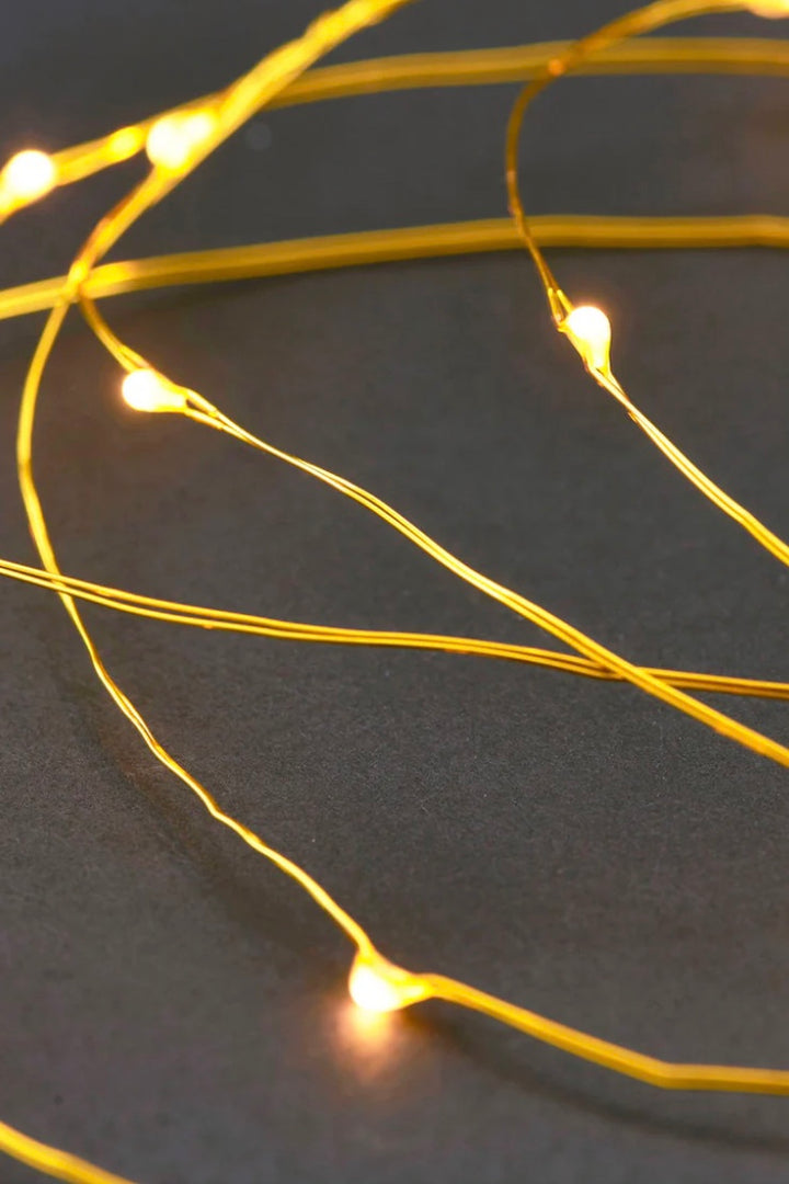 String Lights 10M Brass